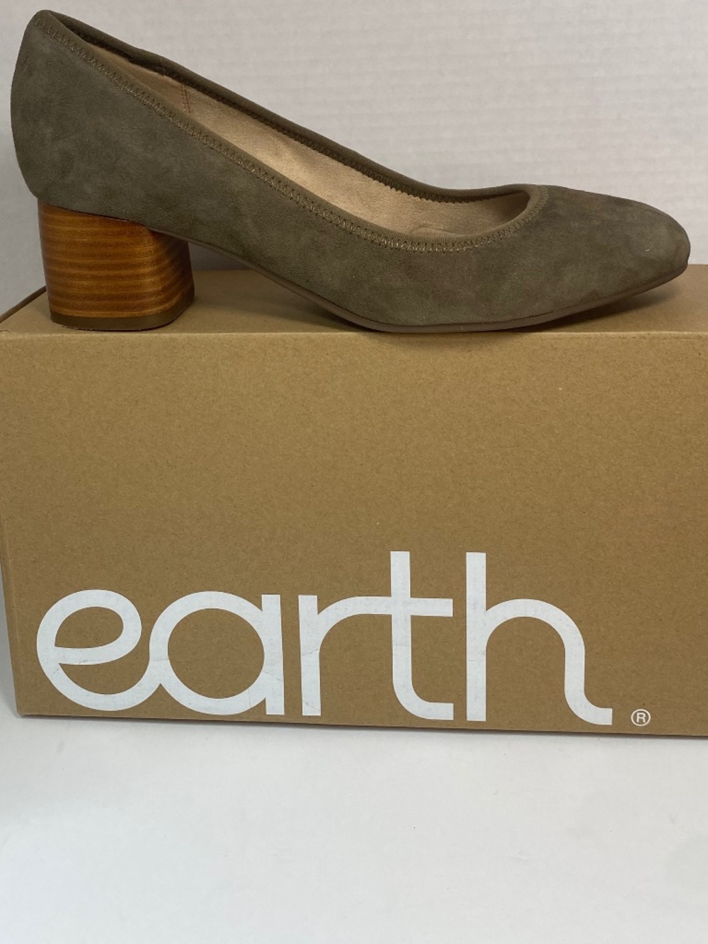 Earth Women's Etrellia Wooden Black Heels Size 9.5 Wide NIB